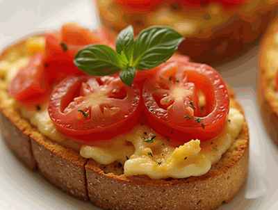 Bruschetta ingredients